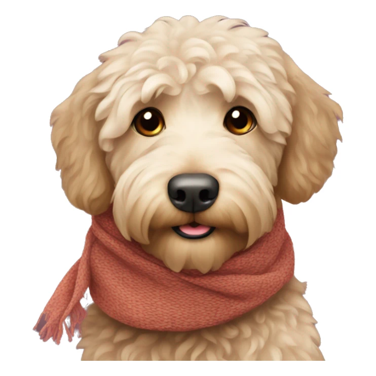 labradoodle-in-the-scarf sticker