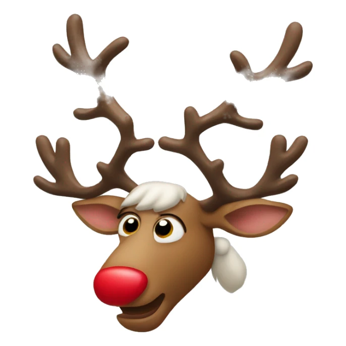 Red Nosed Reindeer sticker