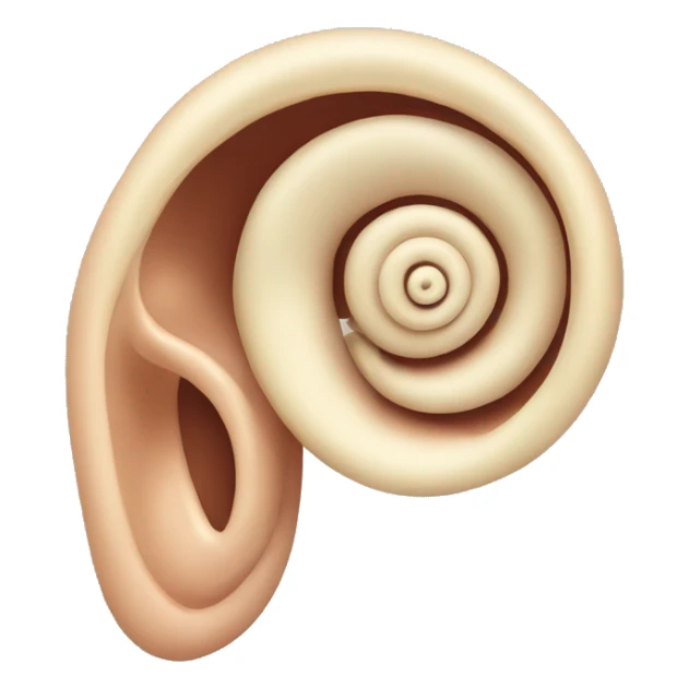 cochlea and inner ear sticker