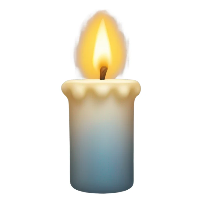 Candles glass sticker