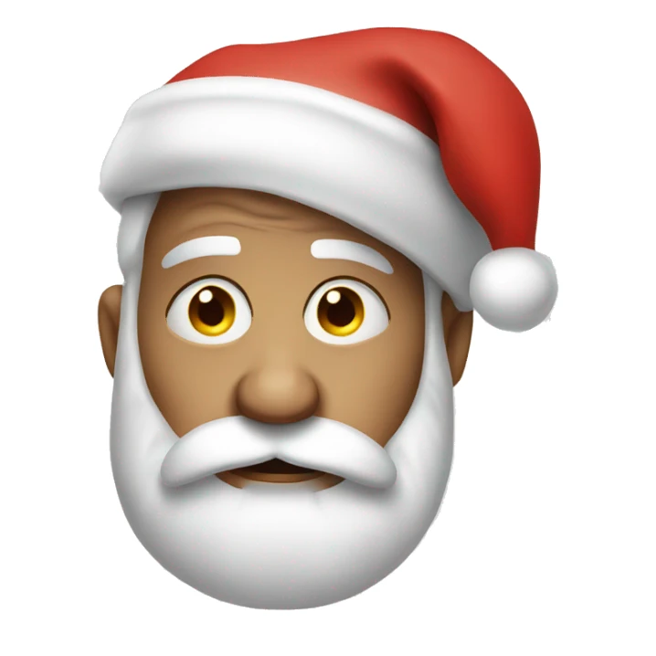 Sad Santa sticker