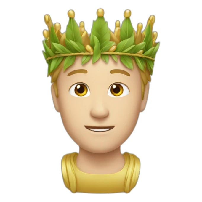 laurel crown sticker