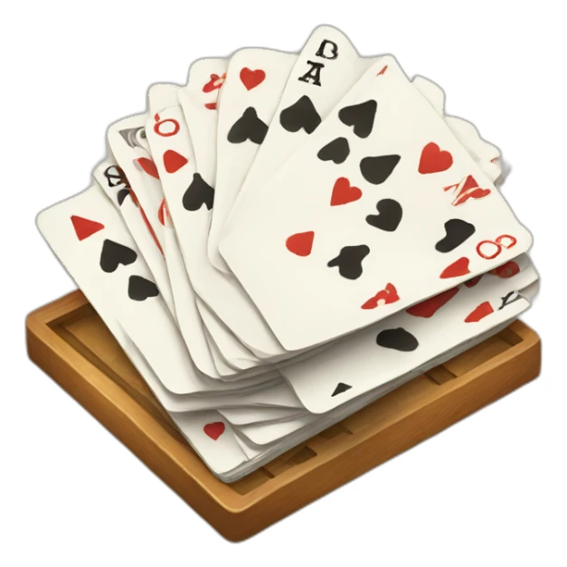 canasta card game sticker