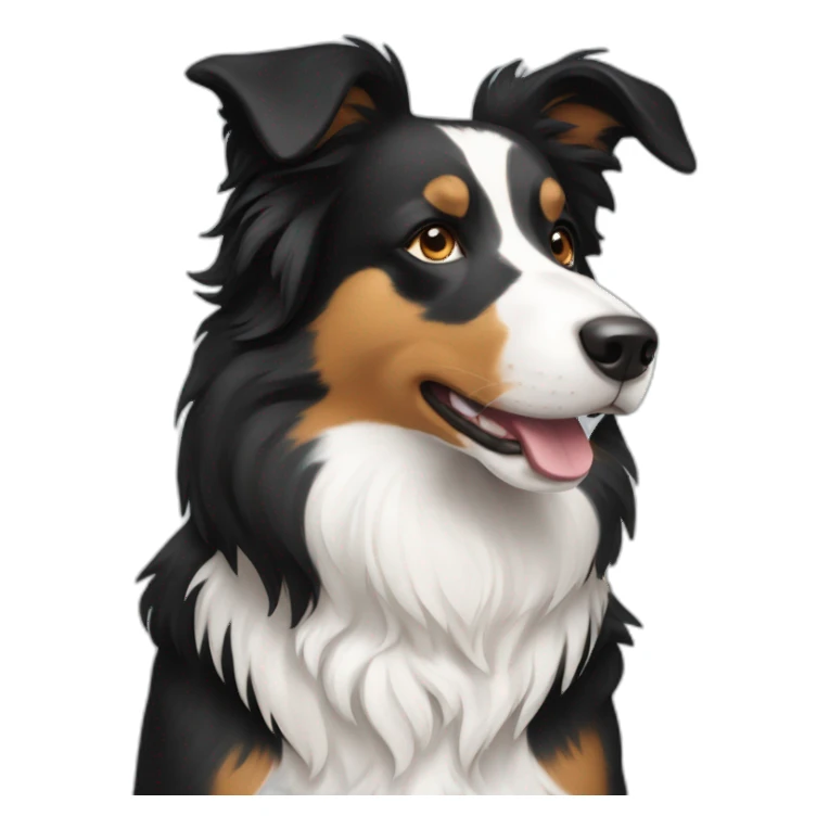 tricolour-border-collie sticker