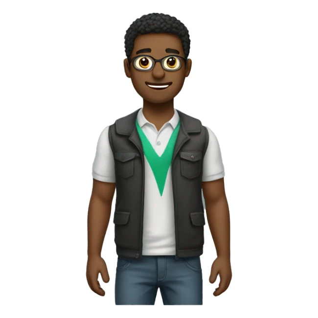 homem com roupa de academia sticker