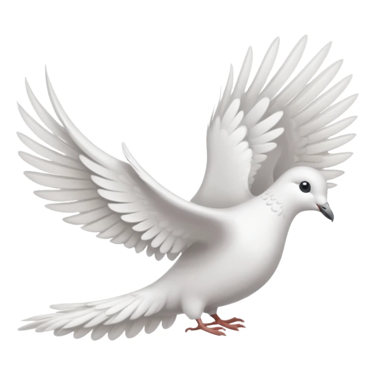 a dove's tail sticker