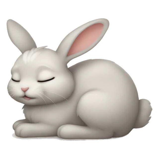 Cutest Bunny sleeping sticker