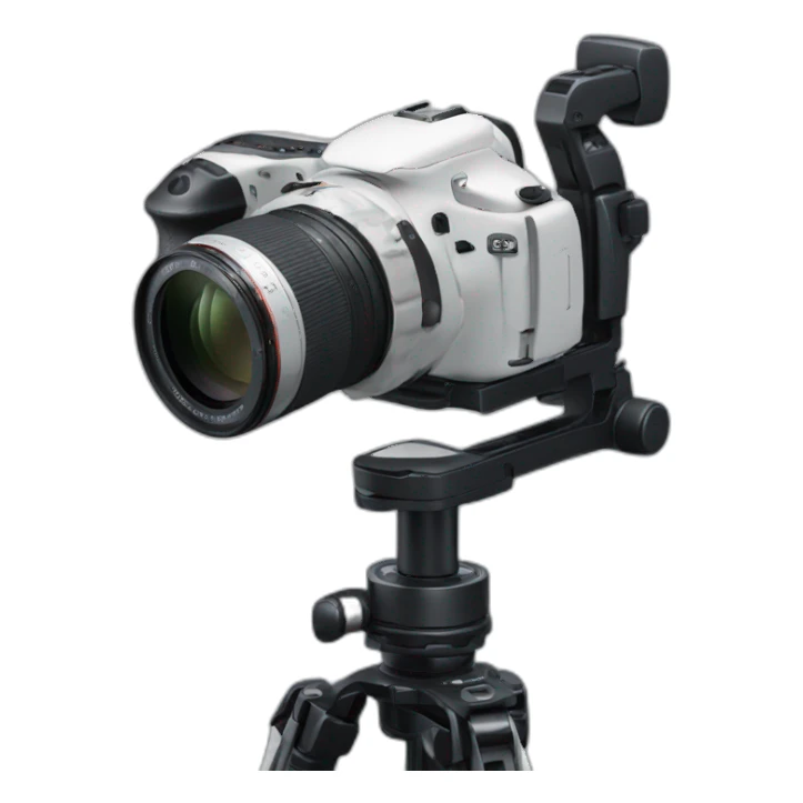 Canon camera on a gimbal sticker