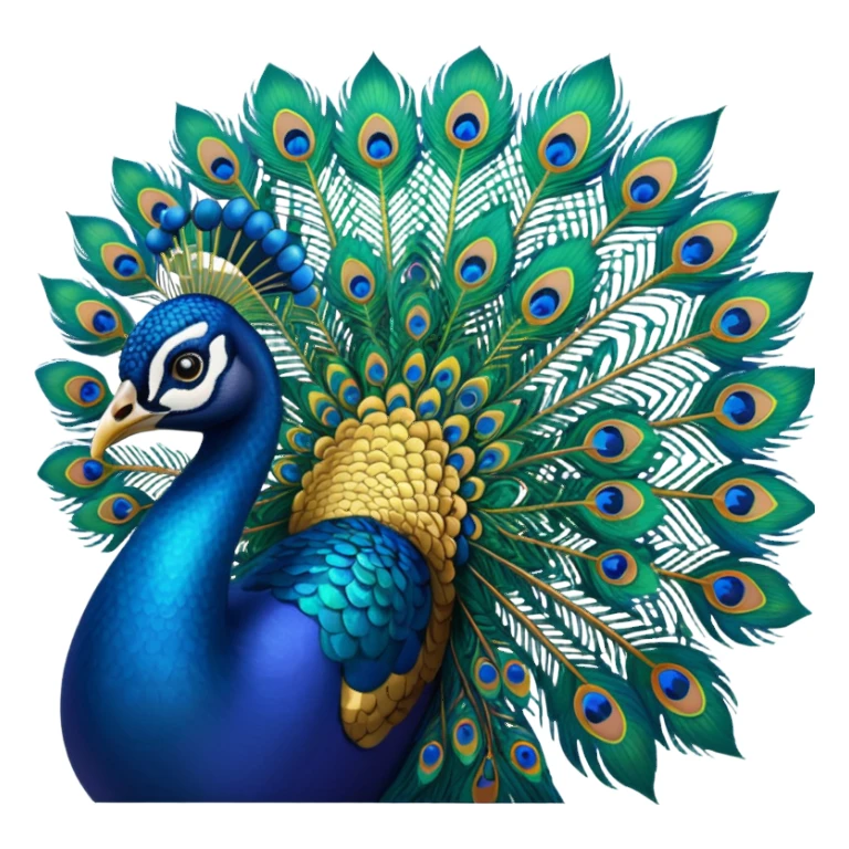 Peacock pitch sticker