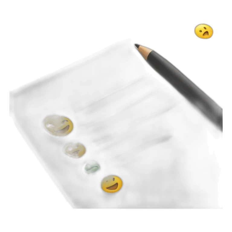 corner of a questionnaire sticker