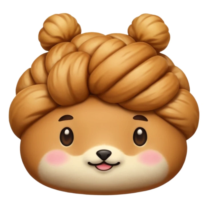 fingers in a bun sticker