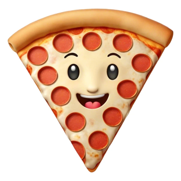 Pizza telling a joke  sticker