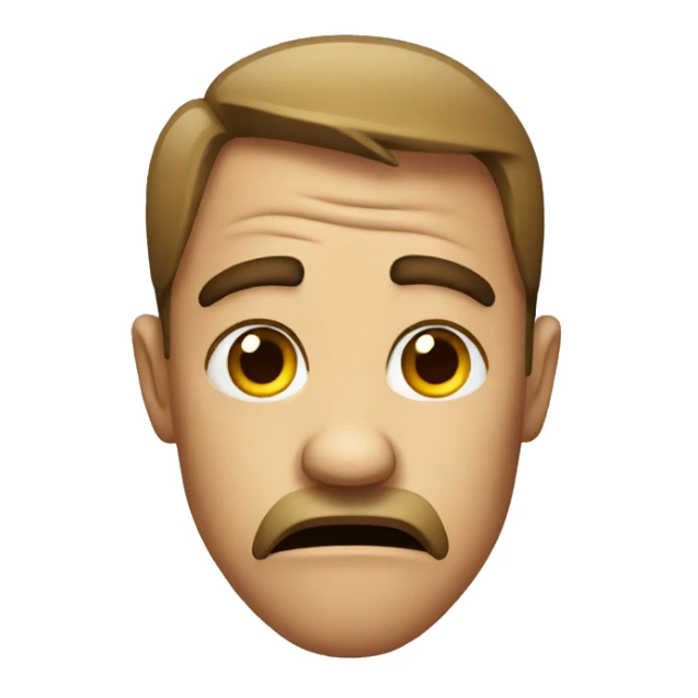 disgusted emoji sticker