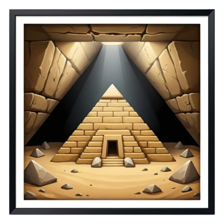 basement of a pyramid sticker