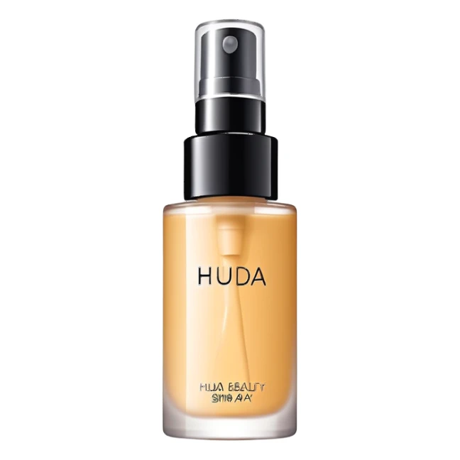 Huda beauty setting spray sticker