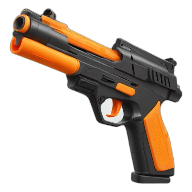 nerf pistol sticker