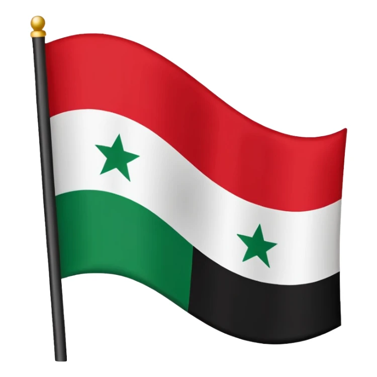 Arabic revolt flag sticker