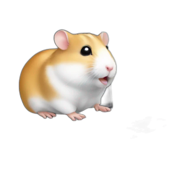 hamster-use-laptop sticker