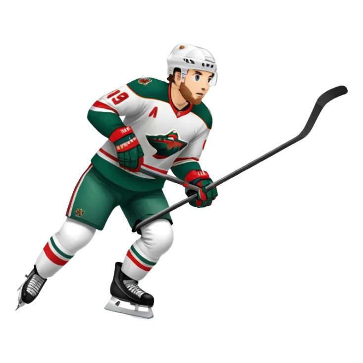 Minnesota Wild ice hockey  sticker