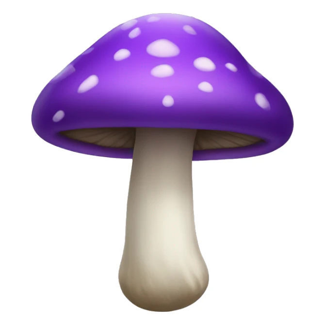 purple mushroom sticker