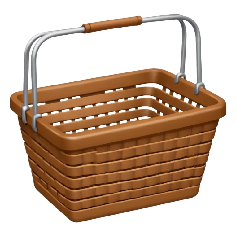 empty shopping basket sticker