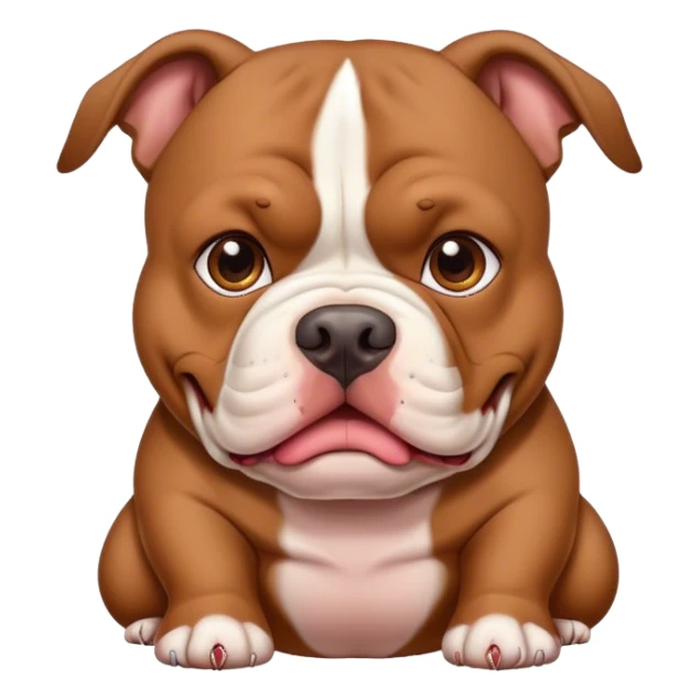 Américain Bully xxl marro  sticker