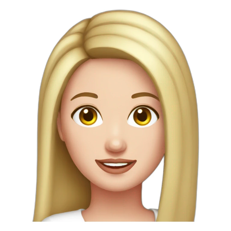 Angela white emoji sticker