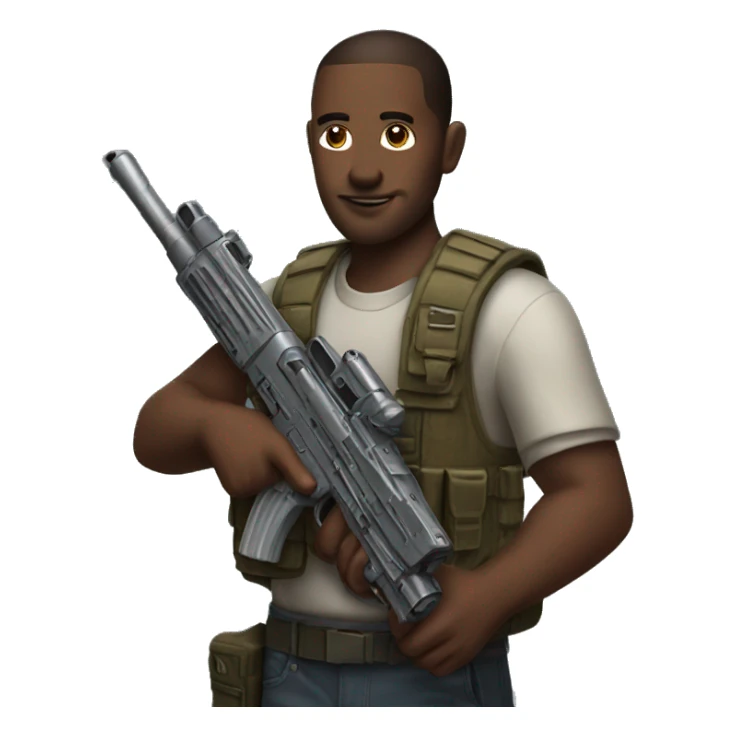 guy with r4-c gun sticker