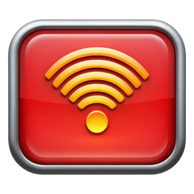 Wifi red sticker