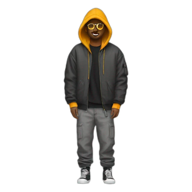 streetwear clothe, oversize sticker