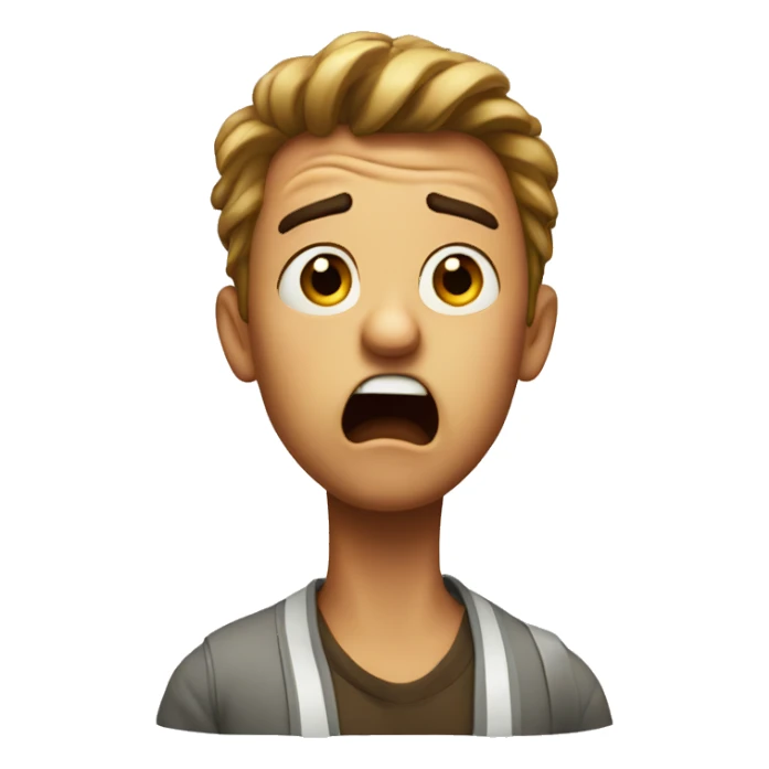 Shocked confused  sticker