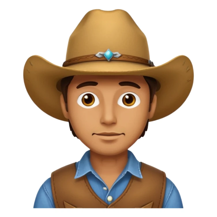 man on horse sticker