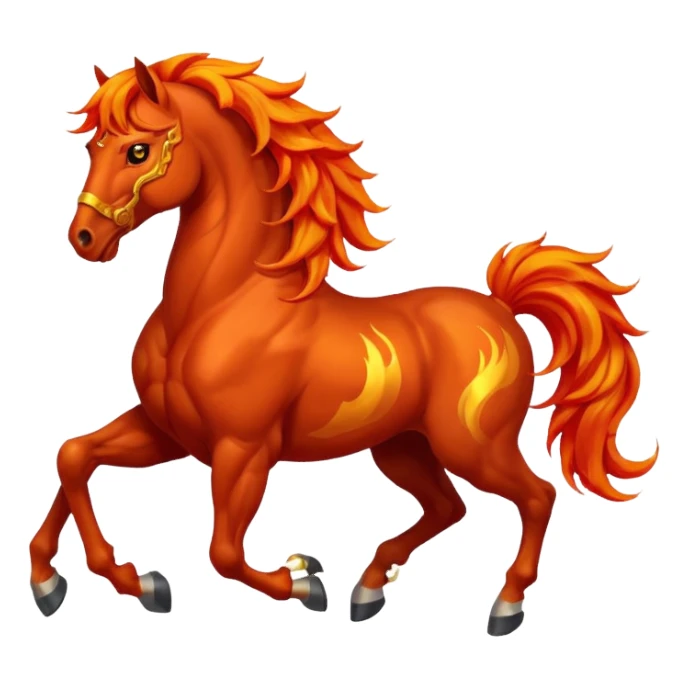 vietnamese fire horse sticker