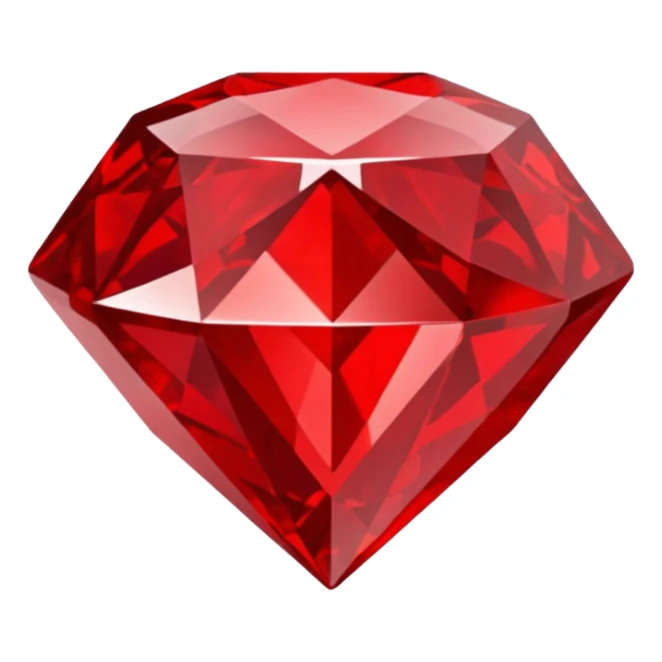 Red diamond with "RED" written on its front sticker
