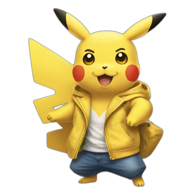 Mbappe Pikachu  sticker