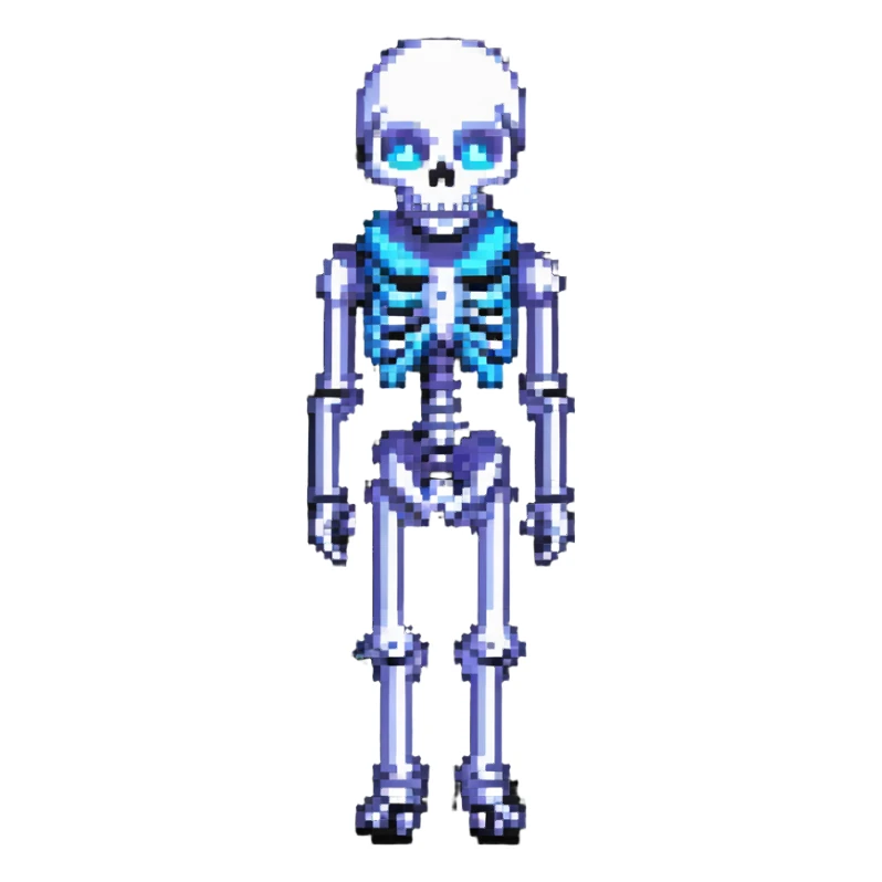 Sans the skeleton from Undertale sticker