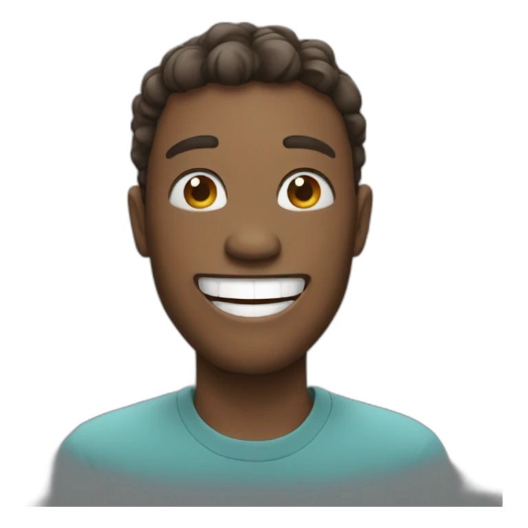 Happy person sticker