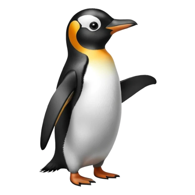 question, penguin sticker