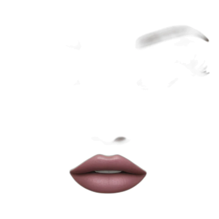 Kim petras with dark eyes makeup sticker