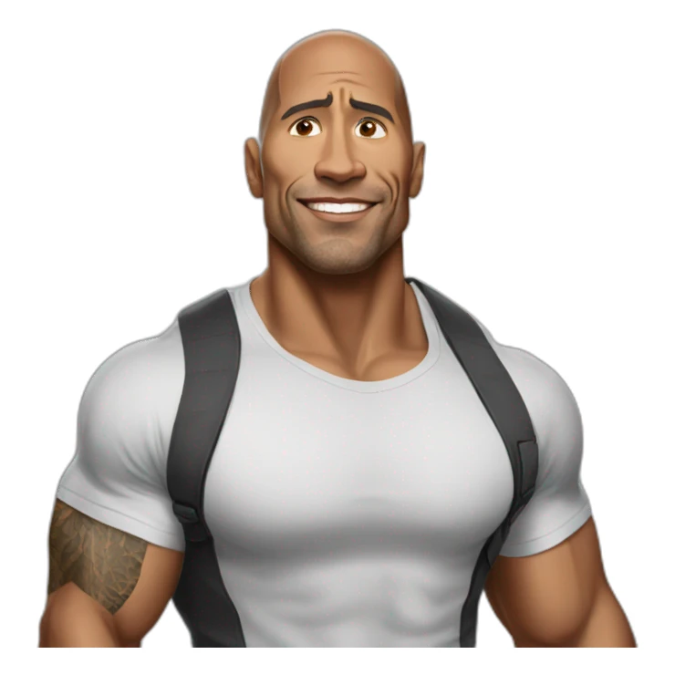 Realist the rock  sticker