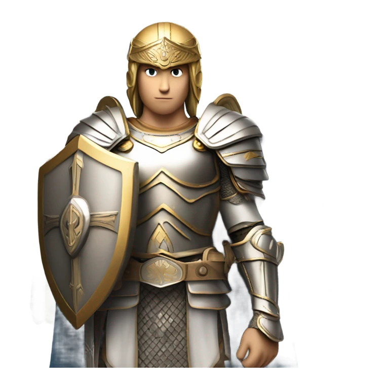 Archangel Michael with causasisn skin  sticker