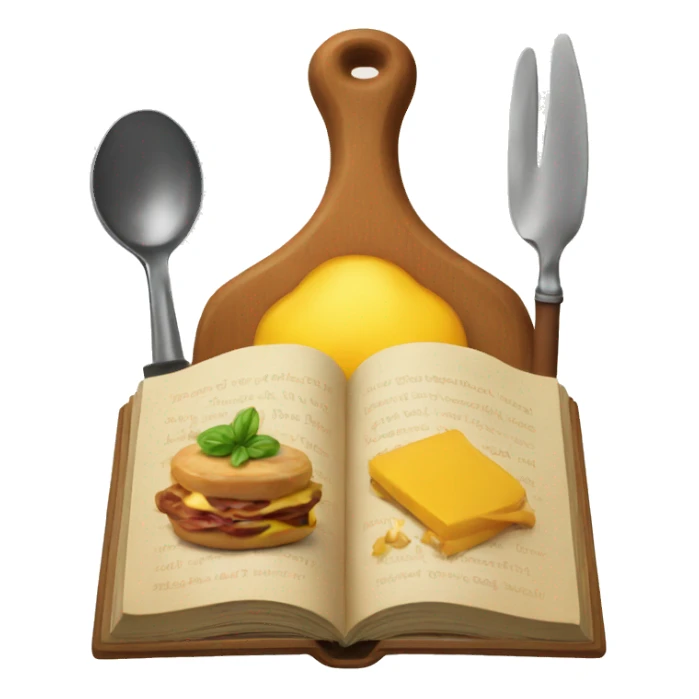 recipe book sticker