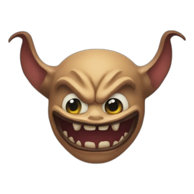 Démon qui vomi sticker