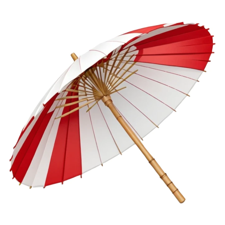 paper japan umbrella sticker