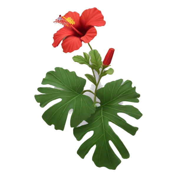 hibiscus sticker
