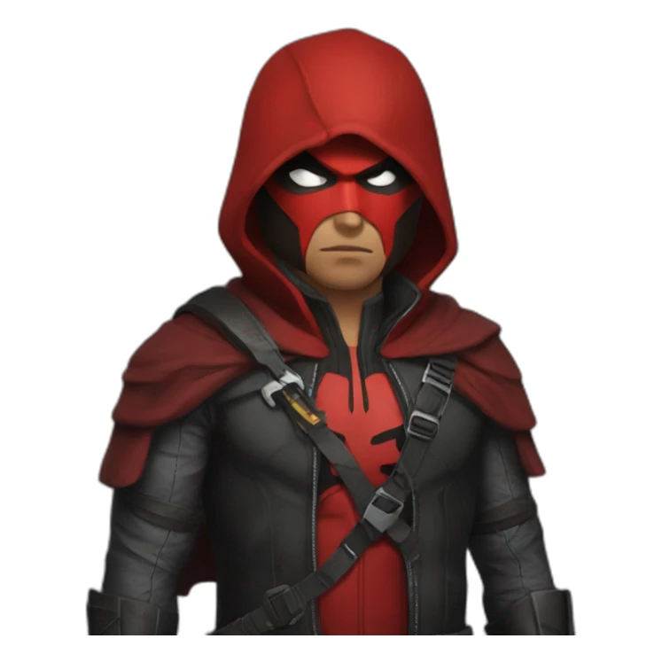 red hood sticker