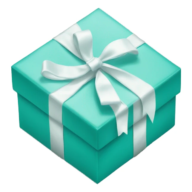 Tiffany & Co. gift box sticker