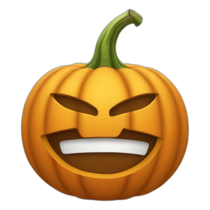 shrug pumpkin sticker