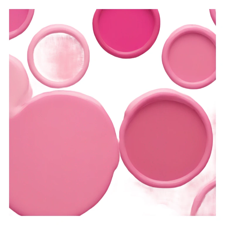 Pink paint palette  sticker