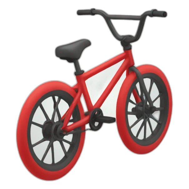 Red bmx sticker